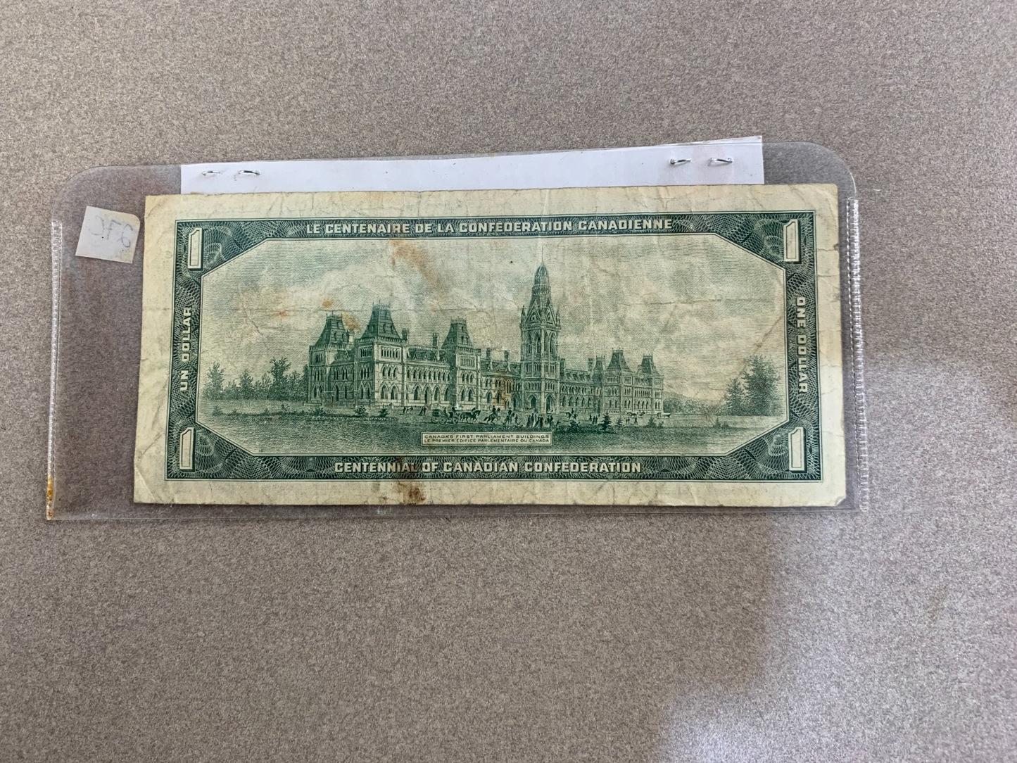 1967 Canada $1 Dollar Banknote – Centennial Note L/P3670902 – Queen Elizabeth II