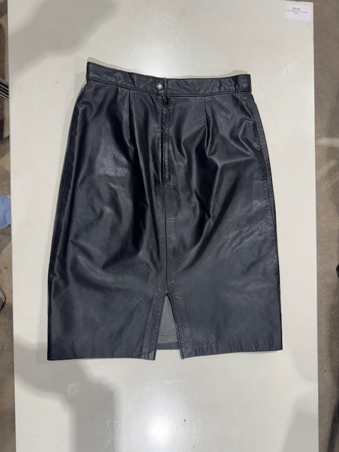 Women Leather Short Skirt