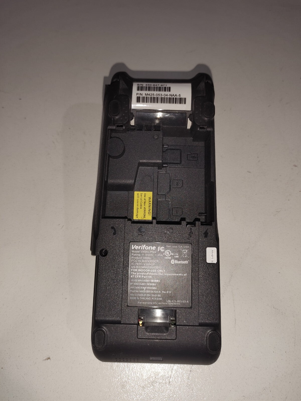 Verifone V400C PLUS Credit Card Payment Machine M425-053-04-NAA-5