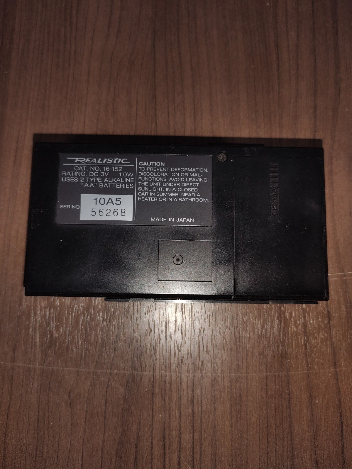 Realistic Pocketvision 2 TV 16-152 Portable Screen - Untested