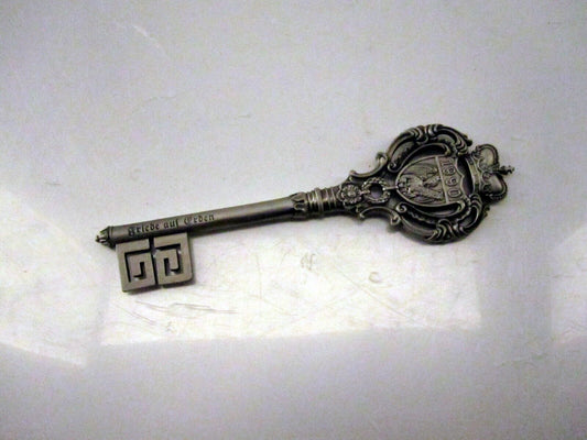 1990 German Pewter Collector Key - Intricately Crafted Collectible