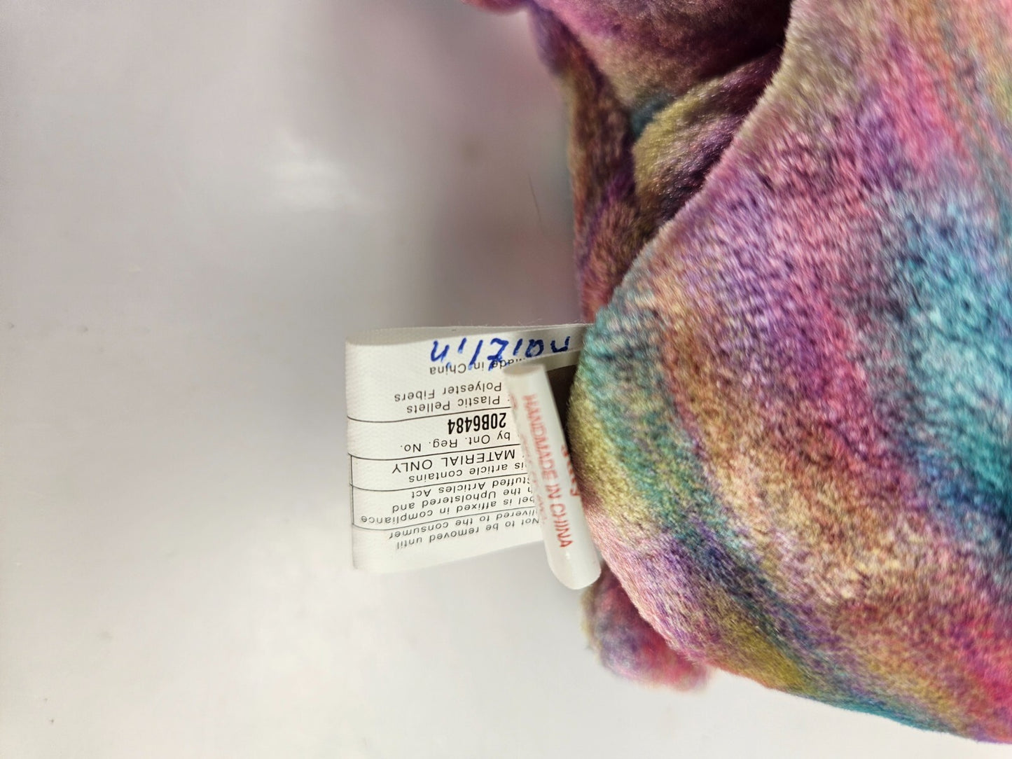 Ty Beanie Baby Ruby July Happy Birthday Bear