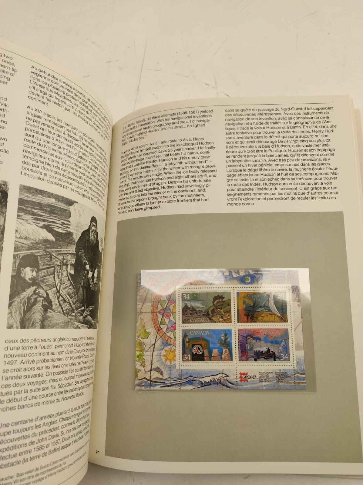 1986 Canada Souvenir Stamp Collection Album of Postage Stamps