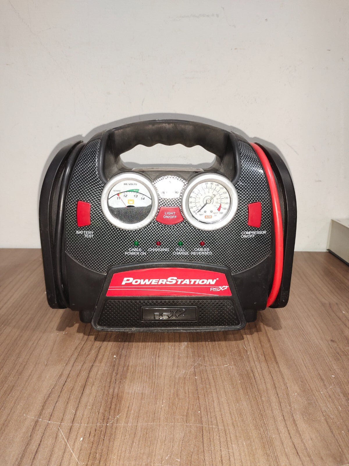 Powerstation PSX2 Heavy Duty Portable Jump Starter LED Work Light Air Compressor