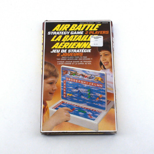 Vintage Travel Games Duo - Pop O' Matic Trouble & Air Battle Strategy Game Lot of 2