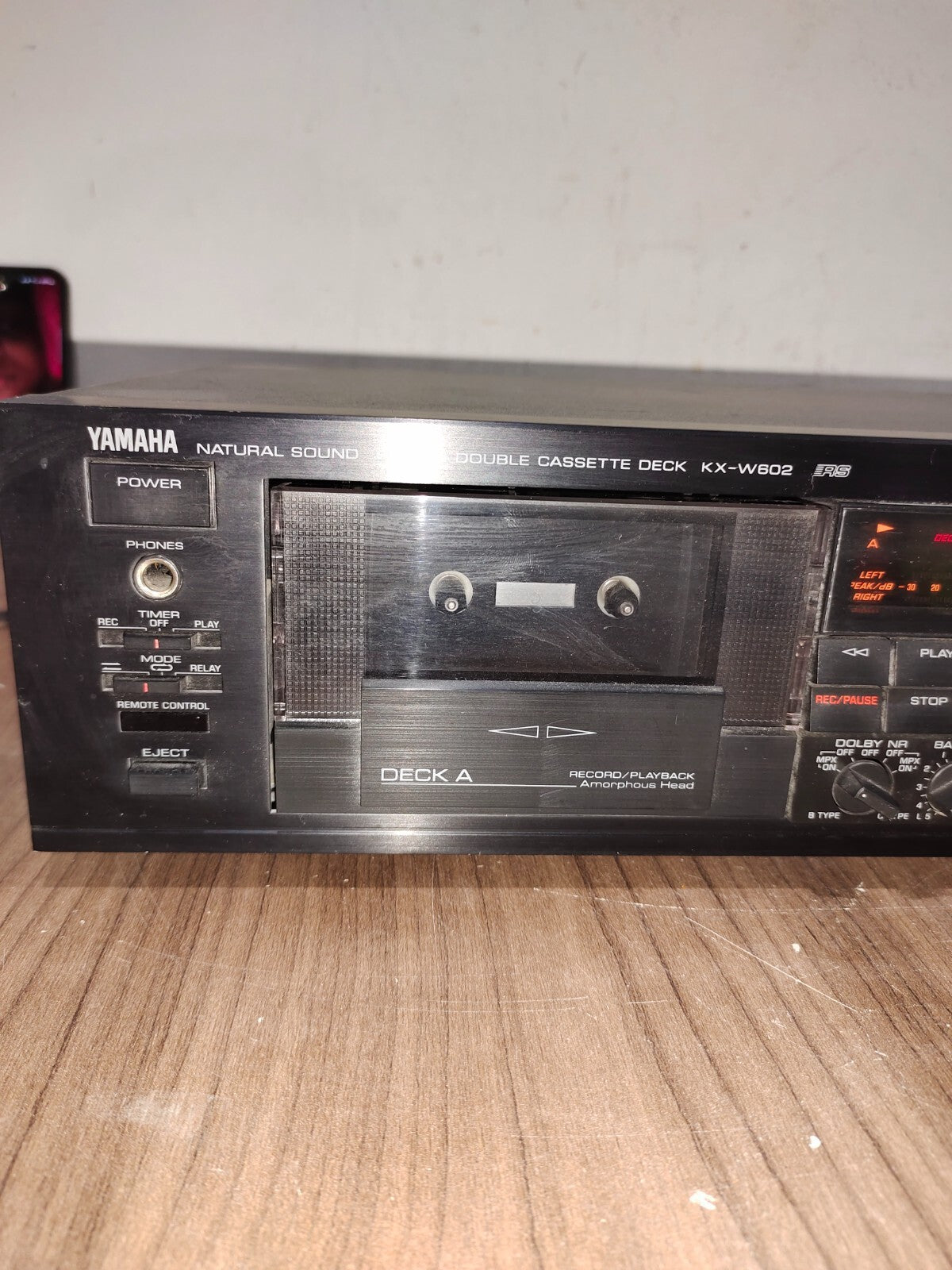 Yamaha KX-W602 Stereo Dual Double Cassette Deck Tape Player