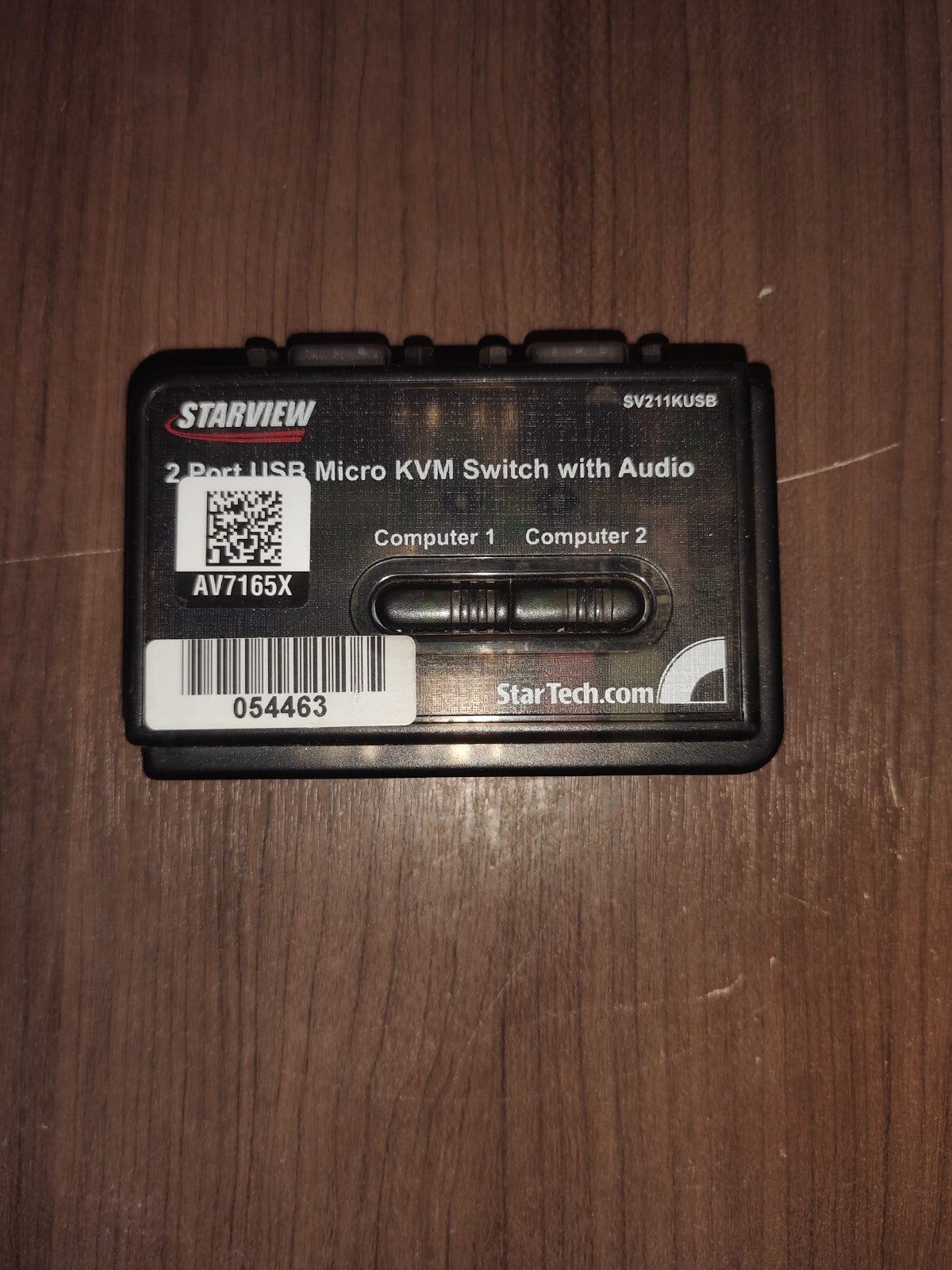 StarTech.com SV211KUSB 2 Port Black USB KVM Switch Kit - 2