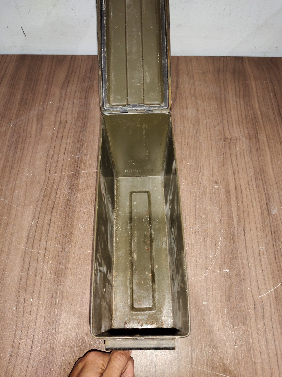 ARMY VINTAGE - AMMO BOX US MILITARY CARTRIDGES 7.62MM EMPTY METAL BOX