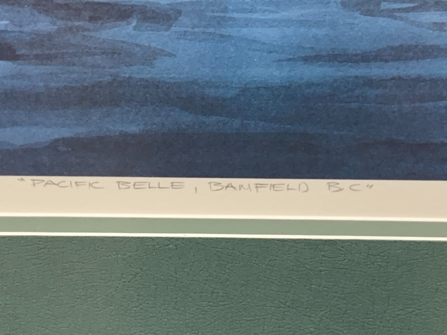 'Pacific Belle' Bamfield BC painting By Harry Heine, 27/350