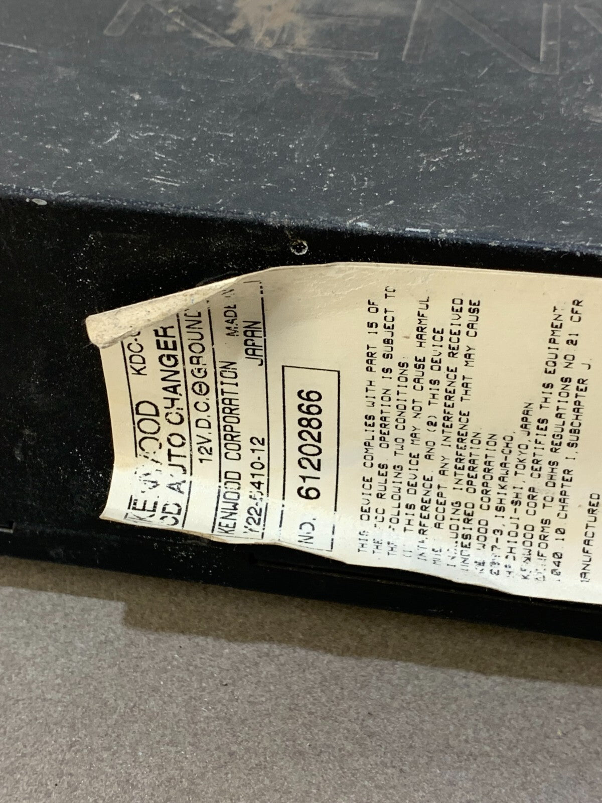 Kenwood KDC-C560-Disc CD Changer with Charger