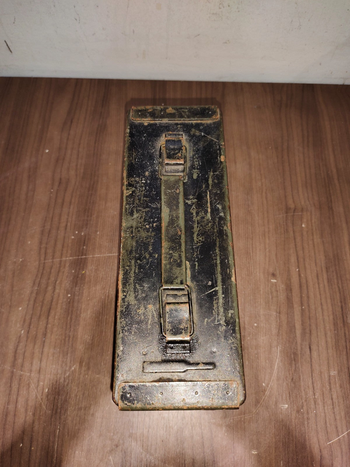 ARMY VINTAGE - AMMO BOX US MILITARY CARTRIDGES 7.62MM EMPTY METAL BOX