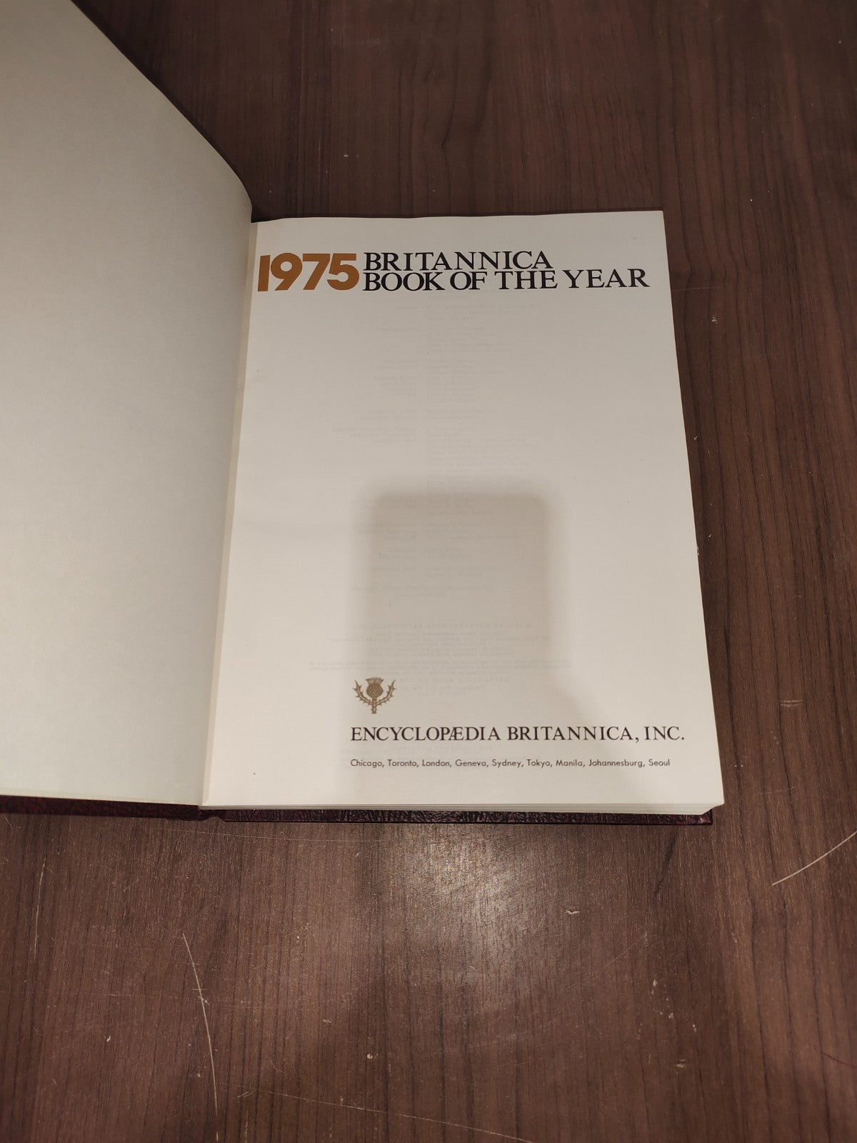 Encyclopedia Britannica Book Year - Set of 3 (1975-1976-1977)