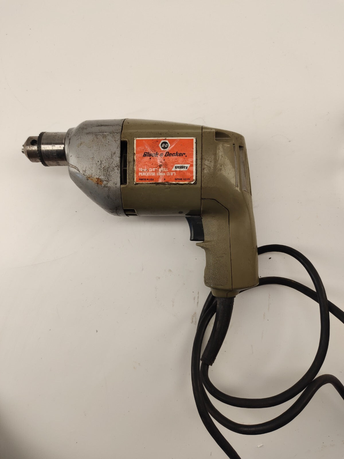 Utility Drill bt Black & Decker - 120 Volts 2 Amps 1200 RPM Type 1