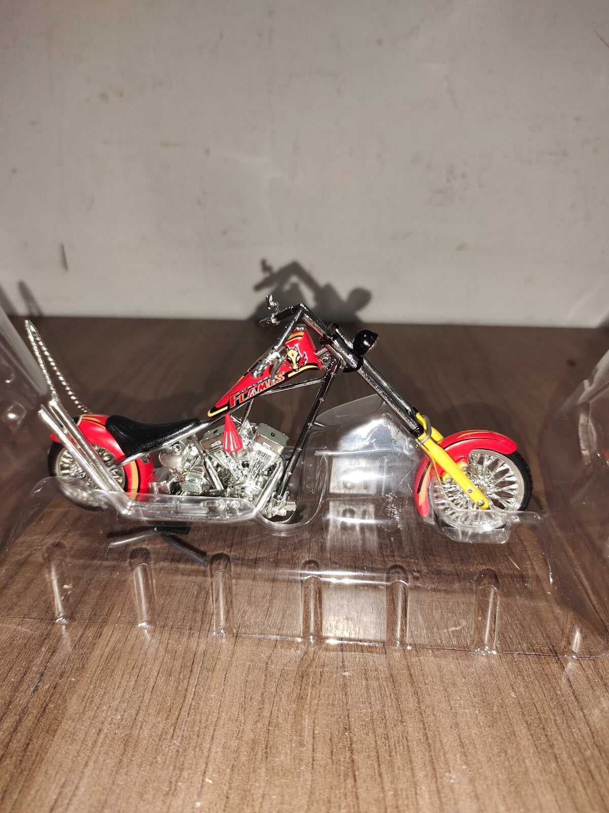 ORANGE COUNTY CHOPPERS - Calgary Flames Blasty - Ertl Bike Diecast 1:18 Scale