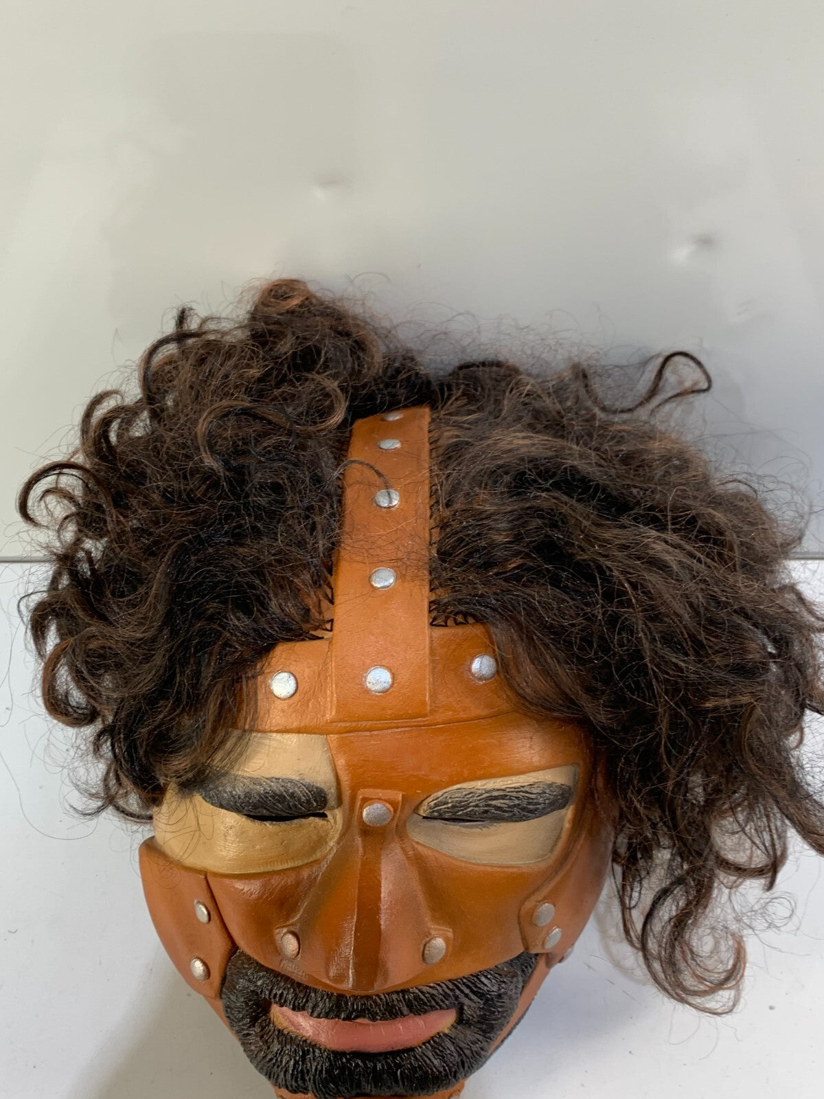 Vintage 1997 WWF Mankind Wrestling Mask Titan Sports Cesar Rare!