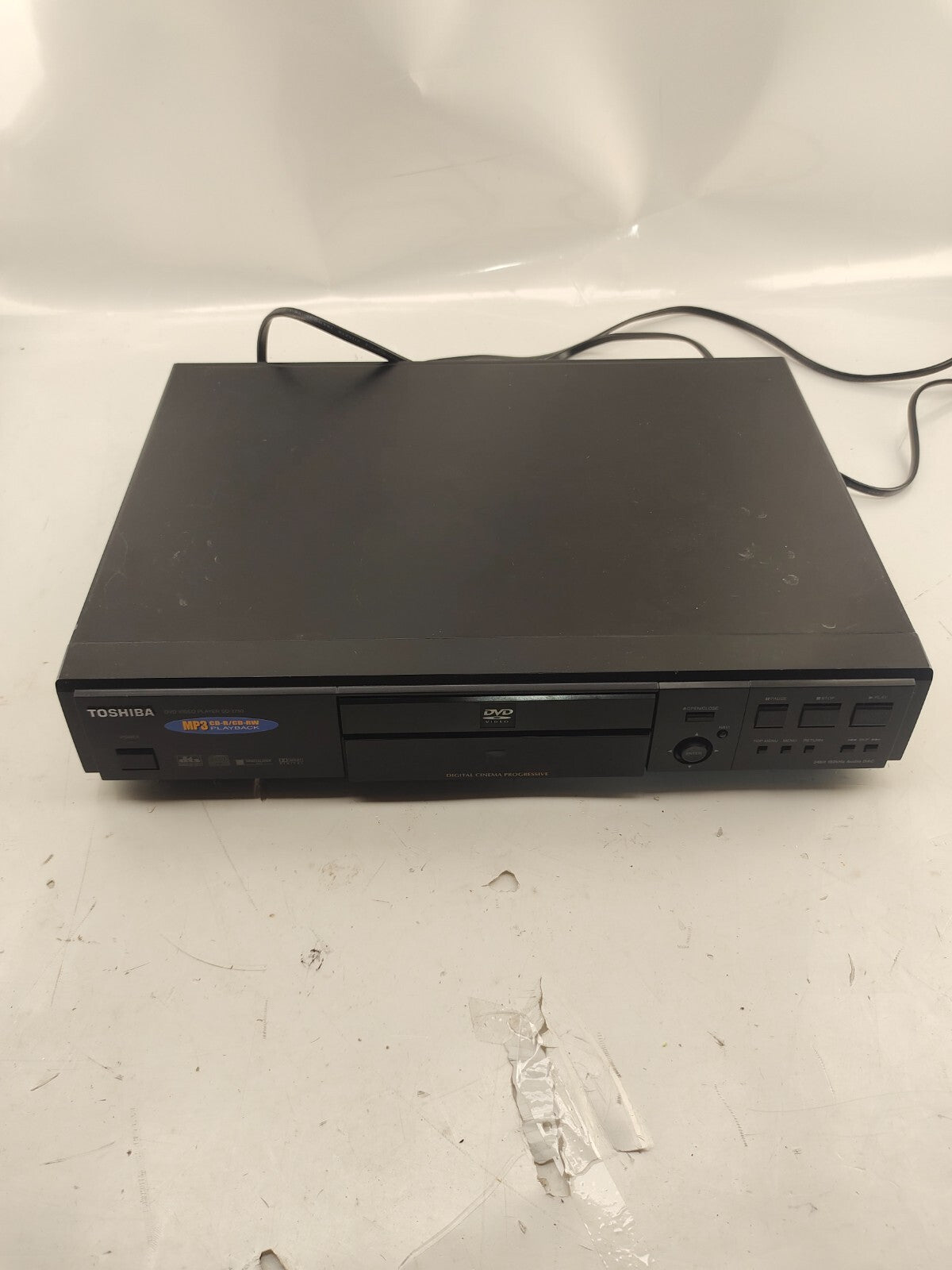 Toshiba SD-3750 Digital Video DVD Player with No Remote