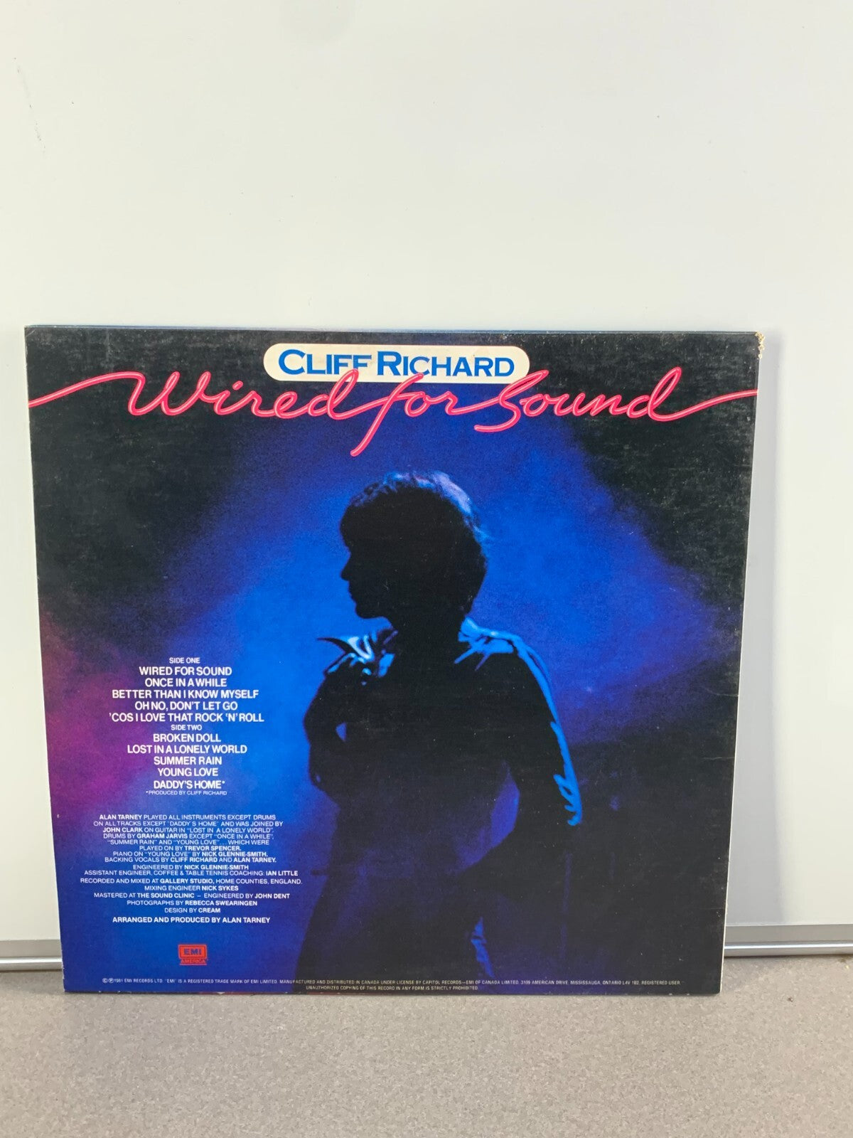 Cliff Richard - Wired For Sound - Vinyl Record LP Album