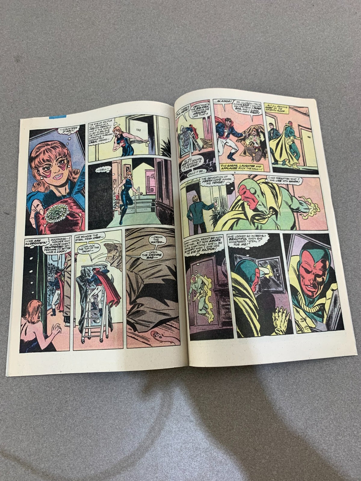 Vintage Marvel Comics Limited Series Vision And The Scarlet Witch # 9 June 1986