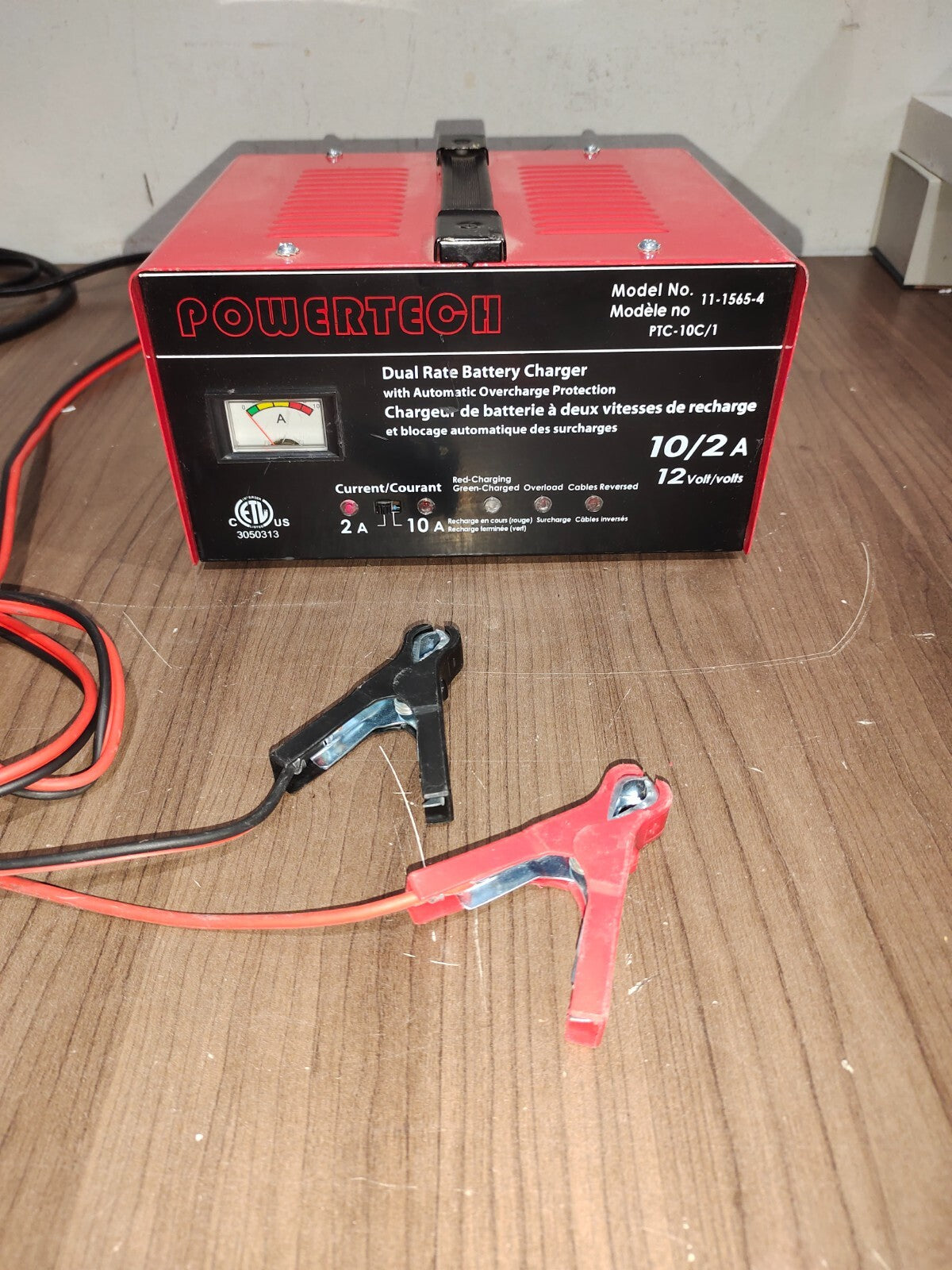 Power Tech Dual Rate Battery Charger - 11-1565-4 - PTC-10C/1