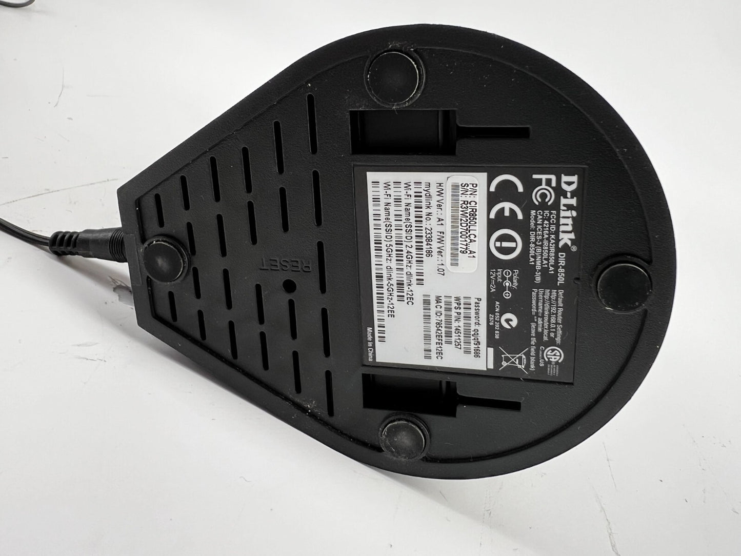 D-Link DIR-850L Wireless AC1200 Dual Band Gigabit Wifi Cloud Network Router