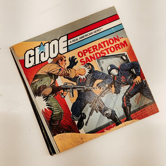 G.I. Joe Operation Sandstorm Listen 'n Look Book Vintage 1984