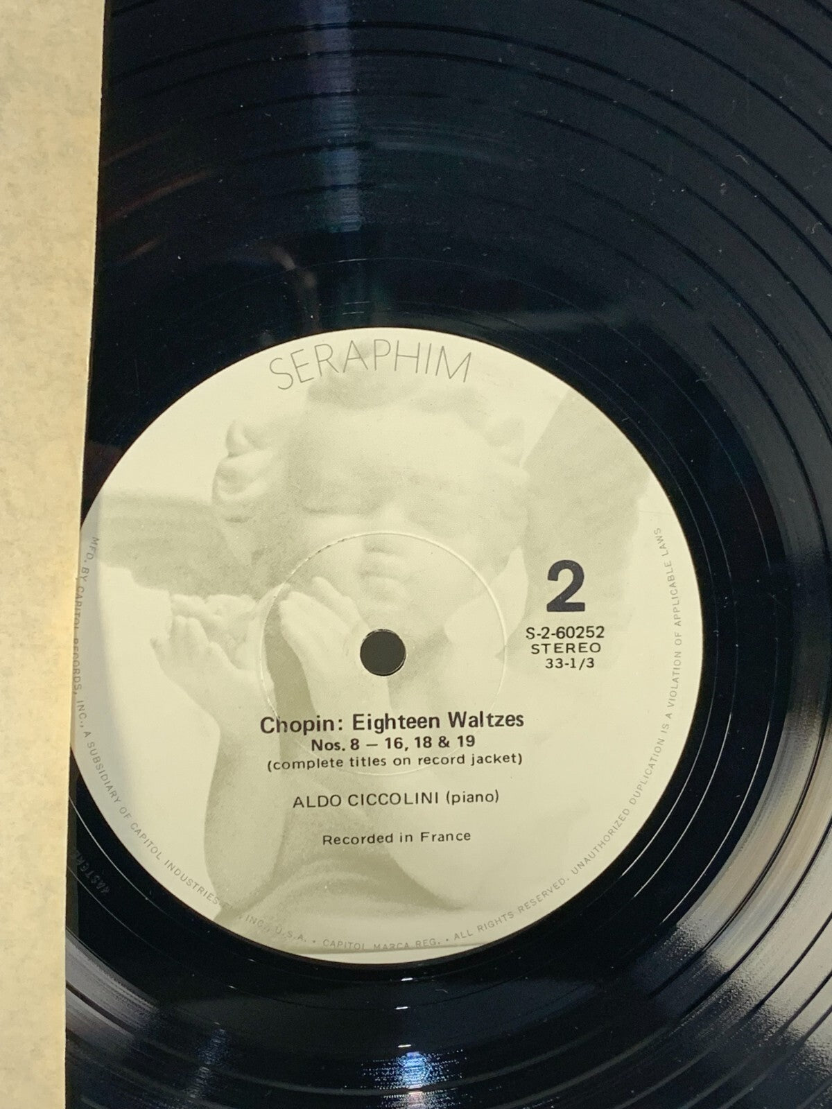 Aldo Ciccolini CHOPIN Eighteen Waltzes - Seraphim S-60252