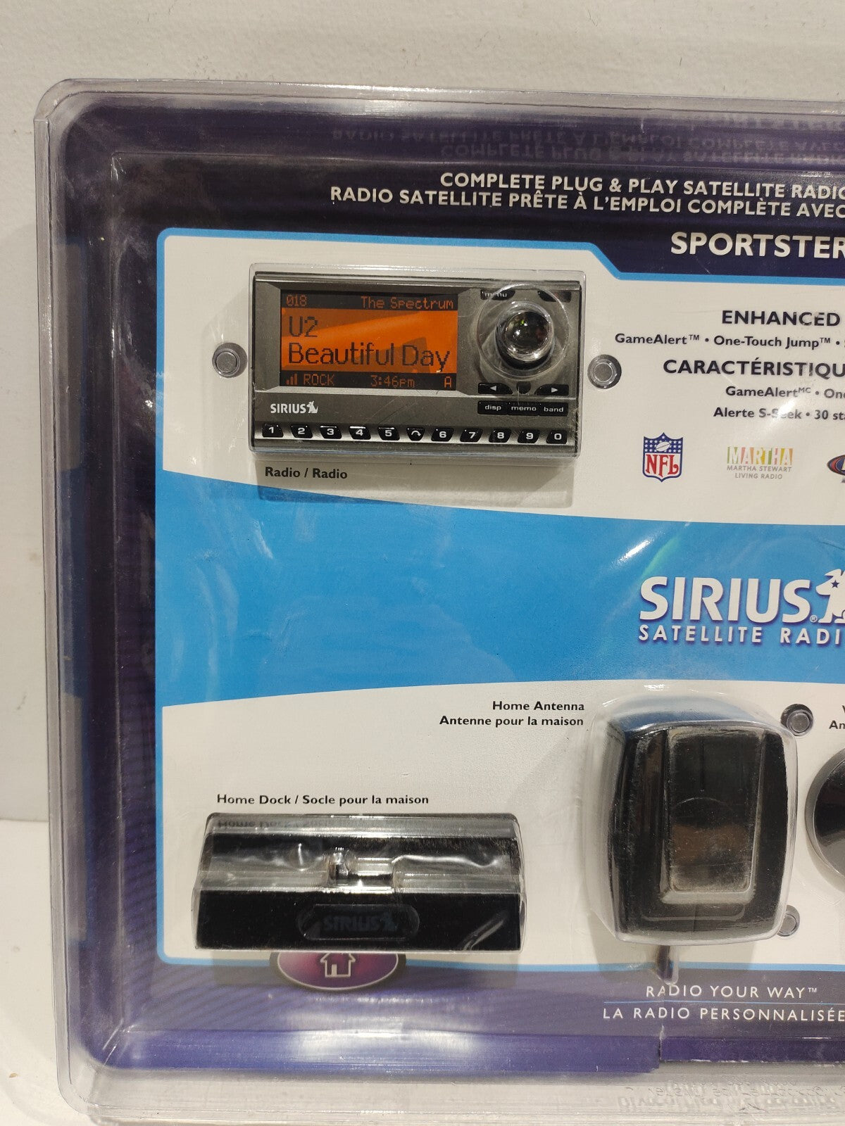 Sirus Satellite Radio Home Vehicle Kit Complete Plug and Play - Brand New