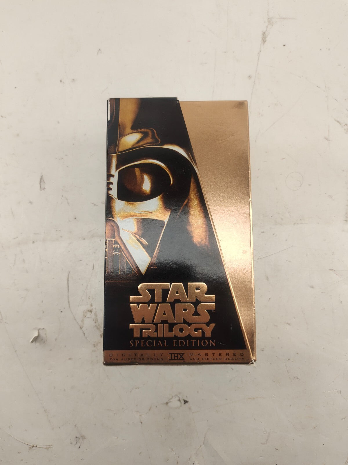 Star Wars Trilogy VHS 1997 Special Limited Edition Movie Gold Box