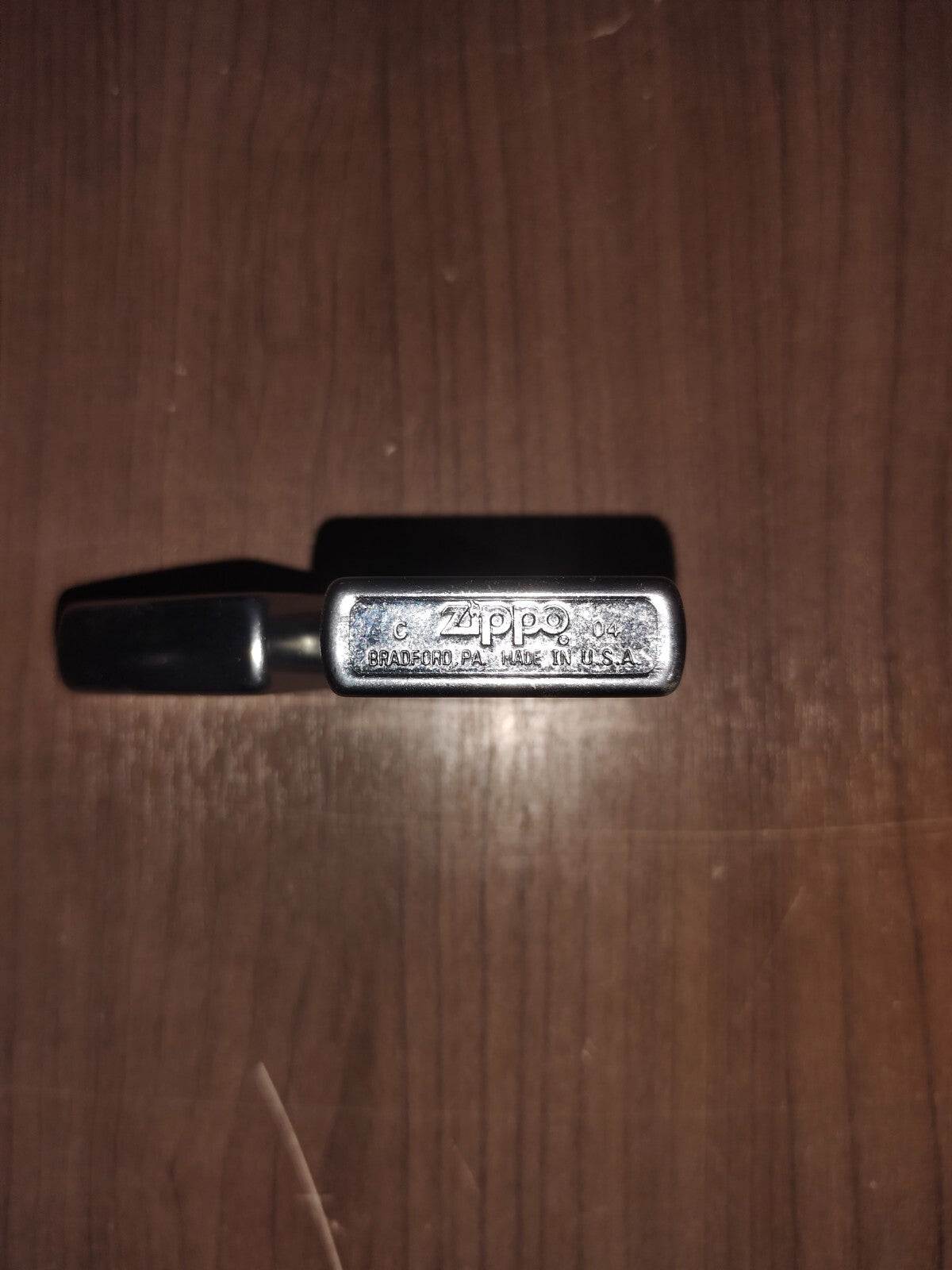 Zippo Silver 2004 Chrome Windproof Lighter - 1