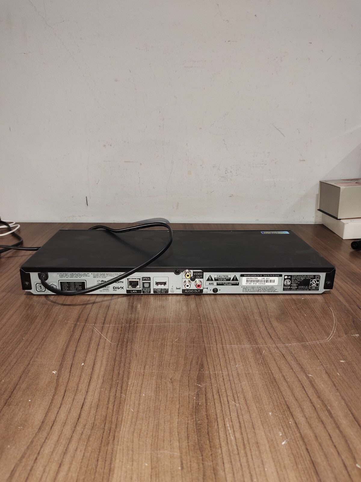 LG 3D Blu-Ray Disc Player Model BP420B