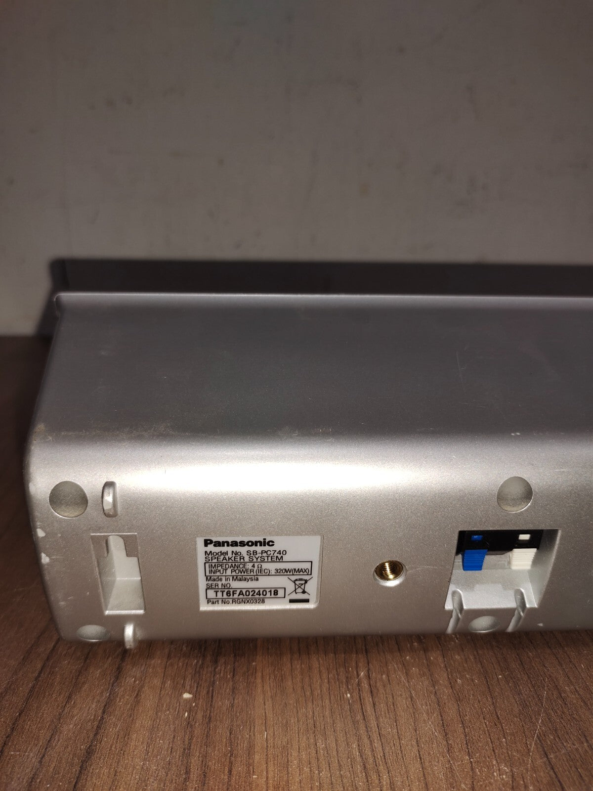 Panasonic SB-PC740 Center Channel Speaker