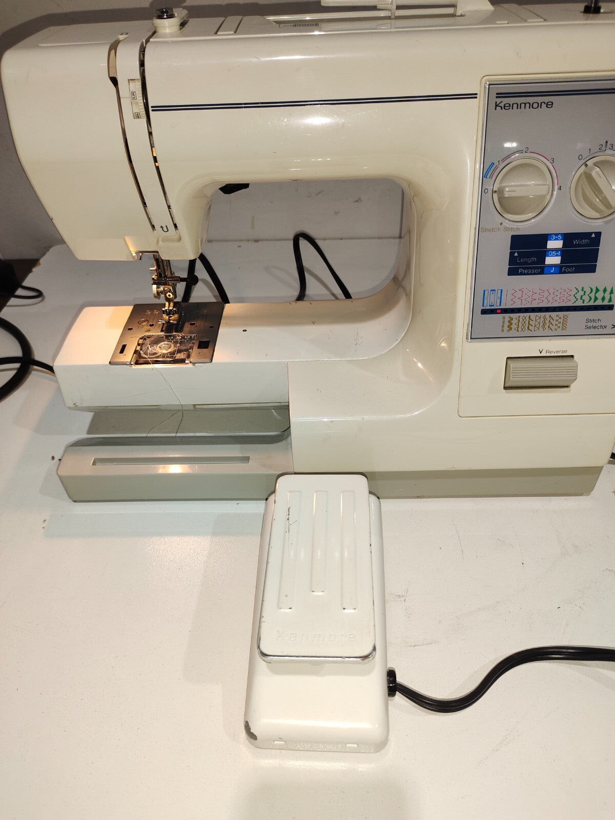 Vintage Kenmore 26 Sewing Machine Zig Zag Cam Slot & Pedal