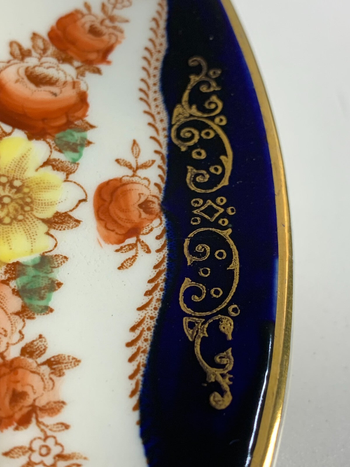 Antique Myott Son Rosemary Bone China medium Serving plate rare porcelain 1930s