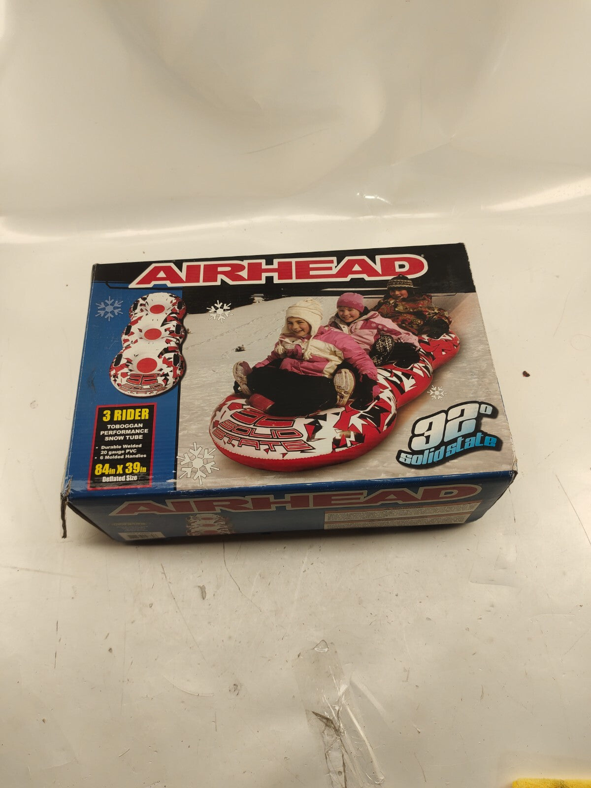 Airhead Electron 3 Rider Inflatable Performance Rider Snow Tube Sled
