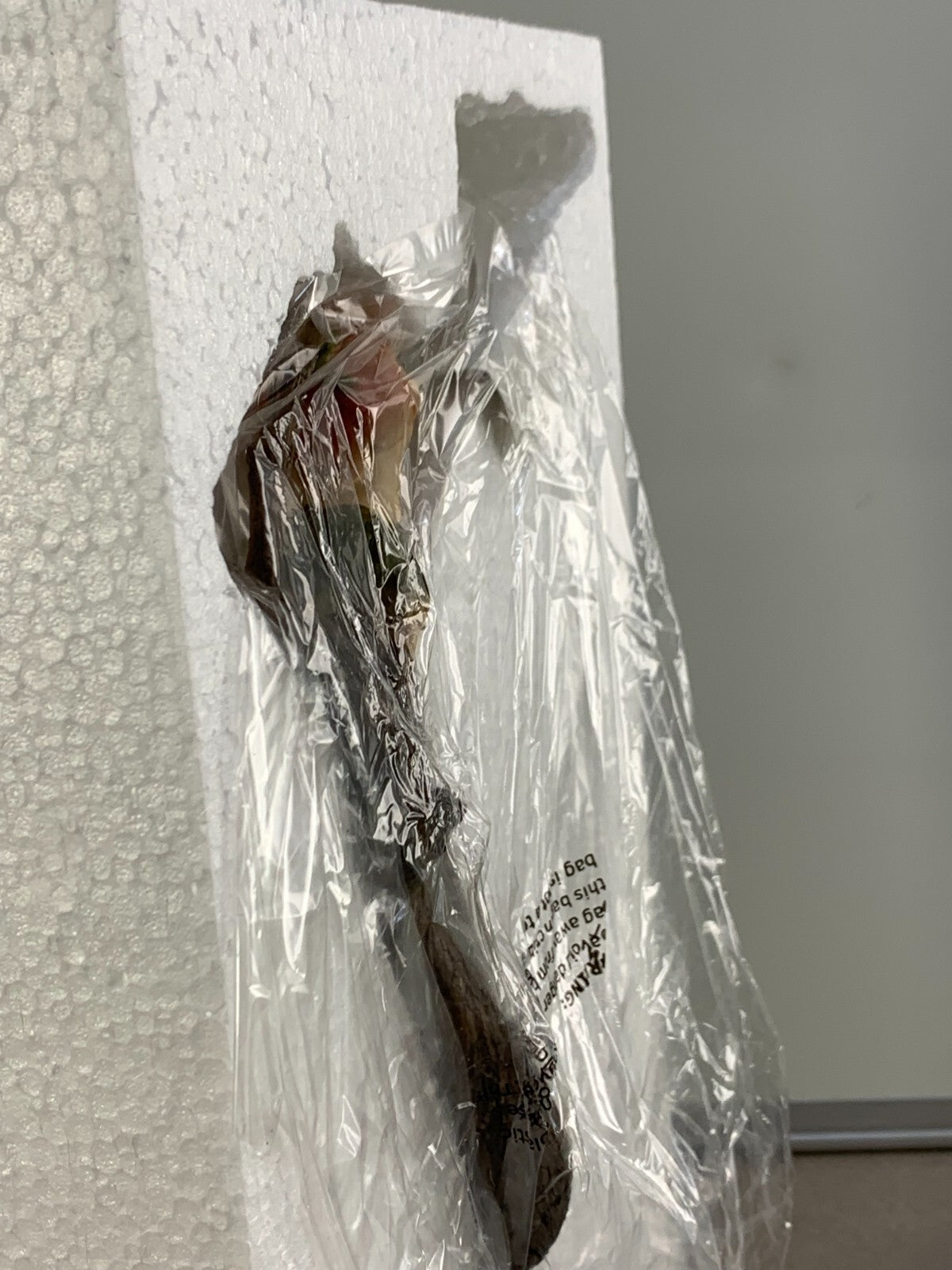Wooden Branch with Elf and birdie Fugrine