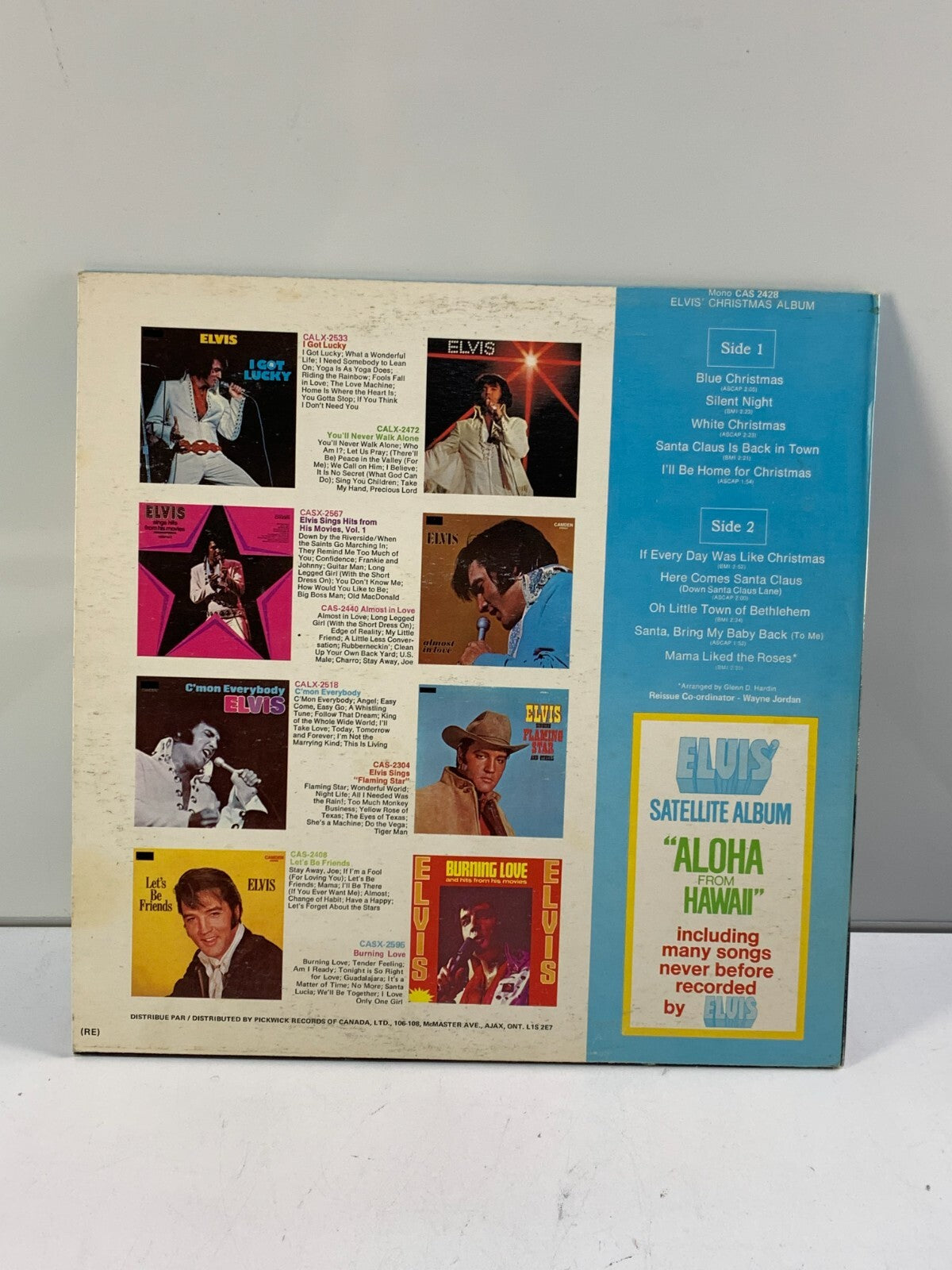 Elvis Christmas album vinyl