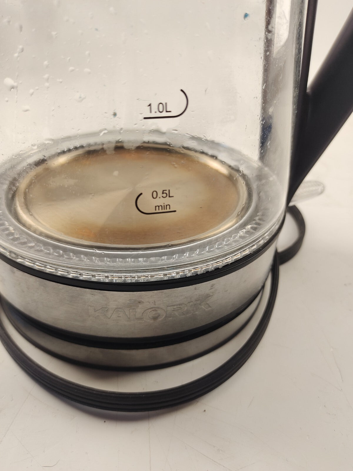 Kalorik 1.7L Rapid Boil Electric Kettle with Blue LED, Stainless (JK 46670 SS)