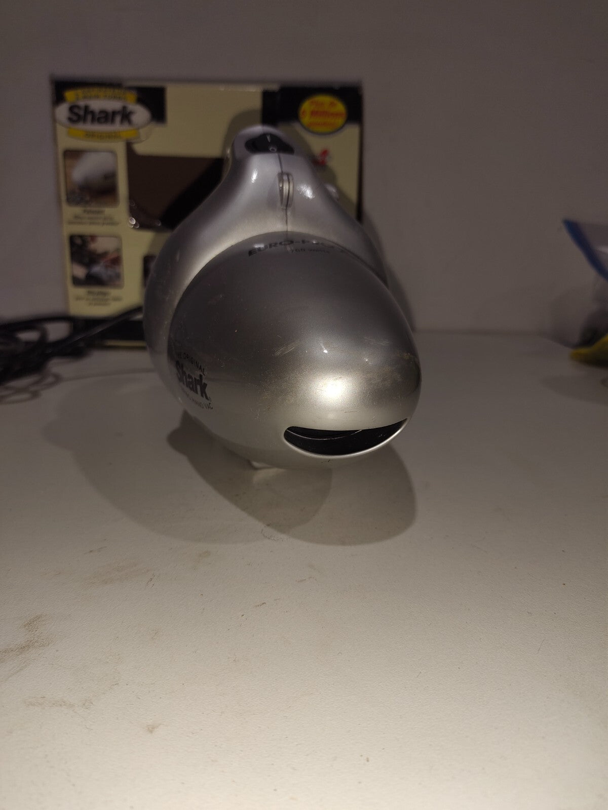 Shark Euro-Pro X Turbo Hand Vacuum Model EP033CA 700W Power, Hose & Attachments