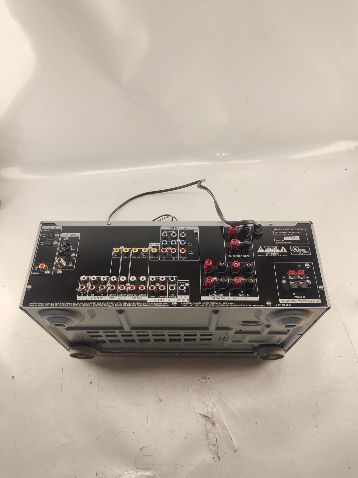 Sony STR-DG500 Home Theater A/V 6-Channel Multimedia Control Center Receiver