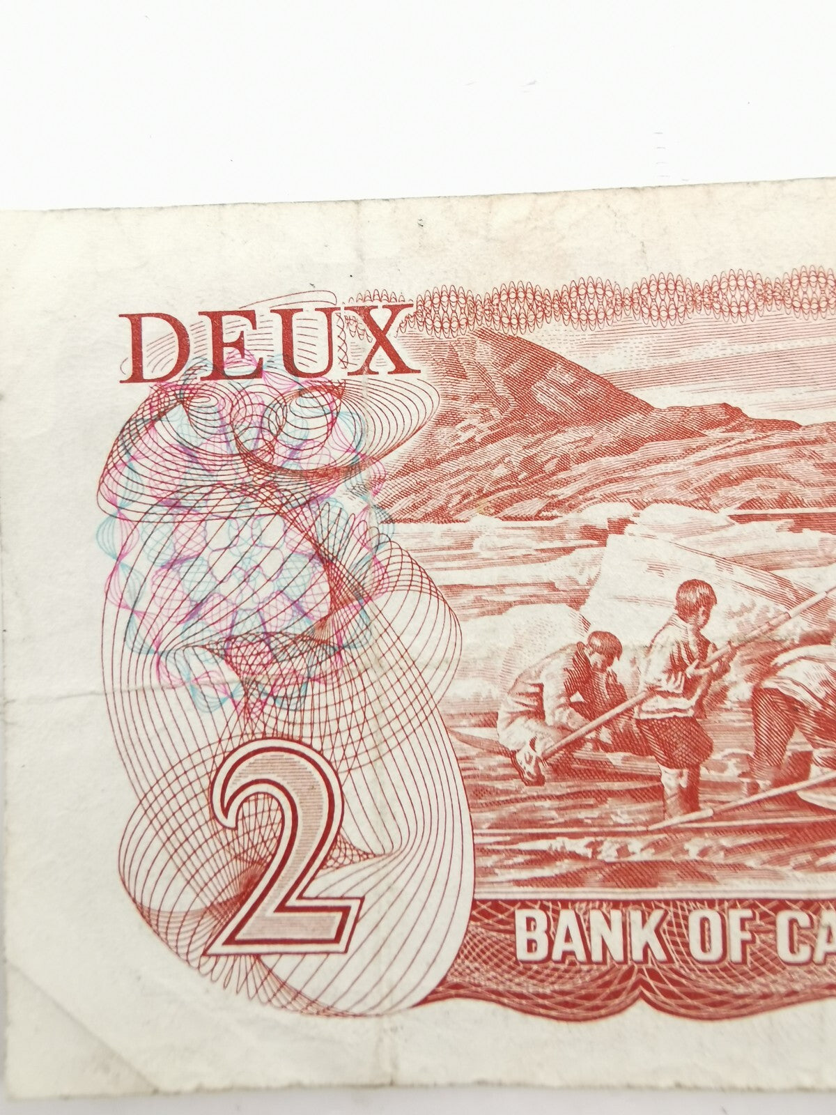 1974 CANADIAN TWO 2 dollars BANKNOTE