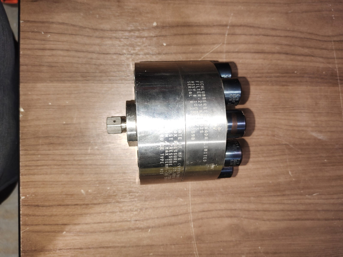 Schlumberger 25K PSI H2S High Pressure Filter Assembly - Oilfield Equipment