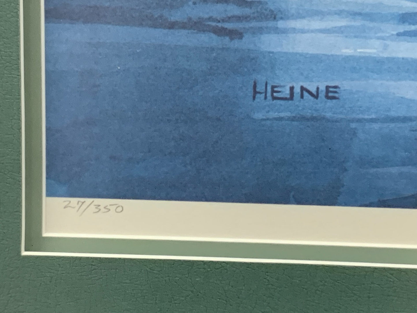 'Pacific Belle' Bamfield BC painting By Harry Heine, 27/350