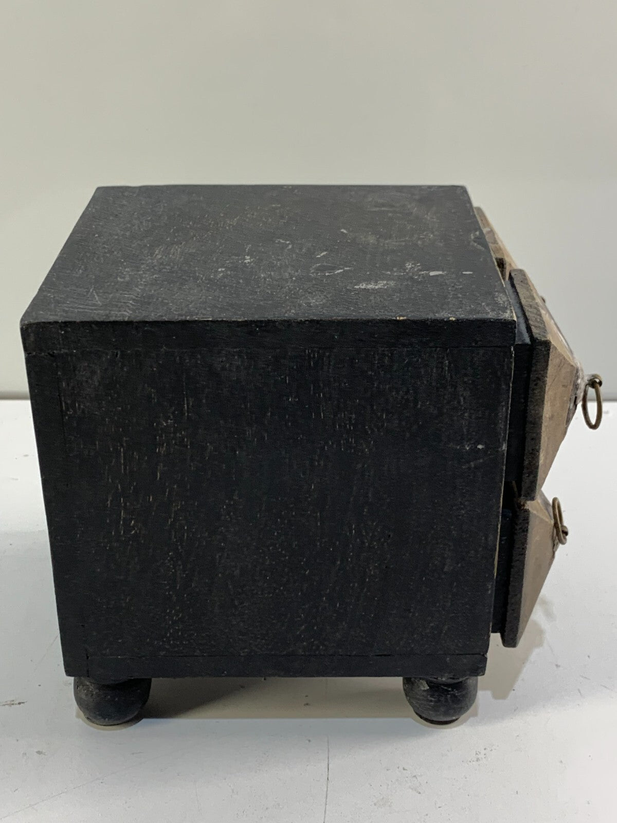 Wooden 4 Drawer Apothecary Decor Rustic Box