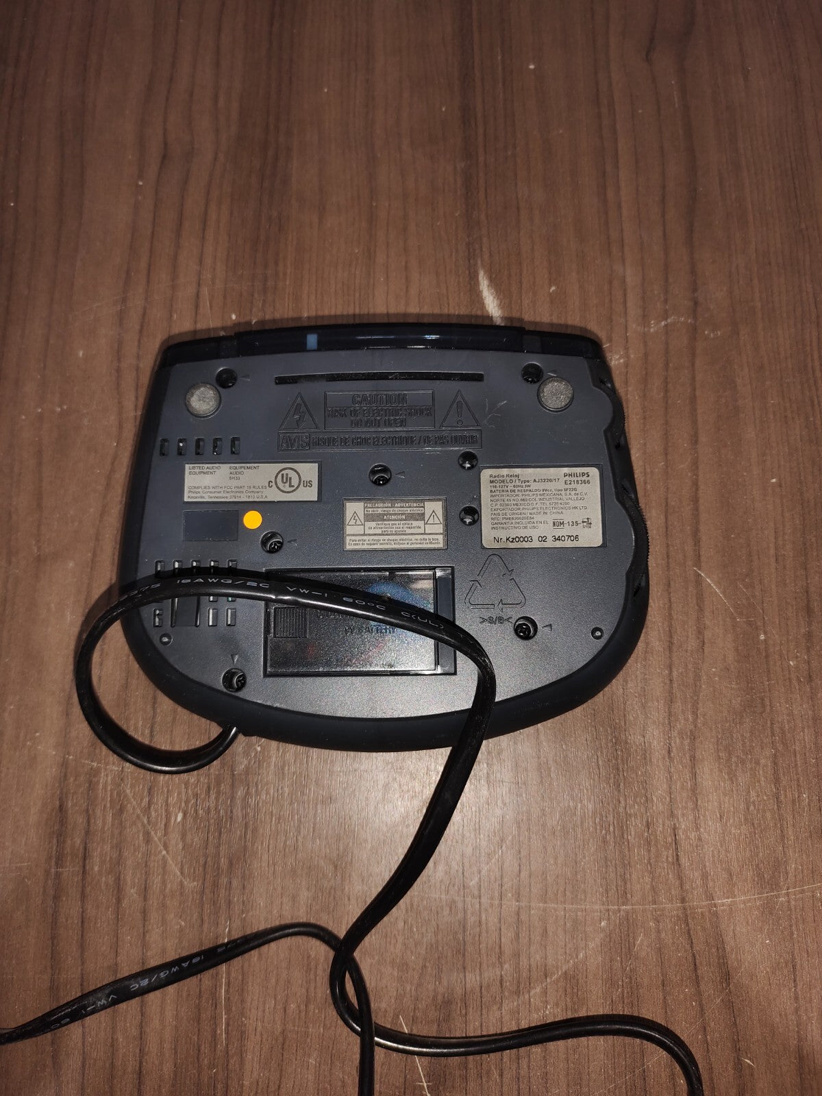Phillips Dual Alarm Clock Radio AM/FM - AJ3220