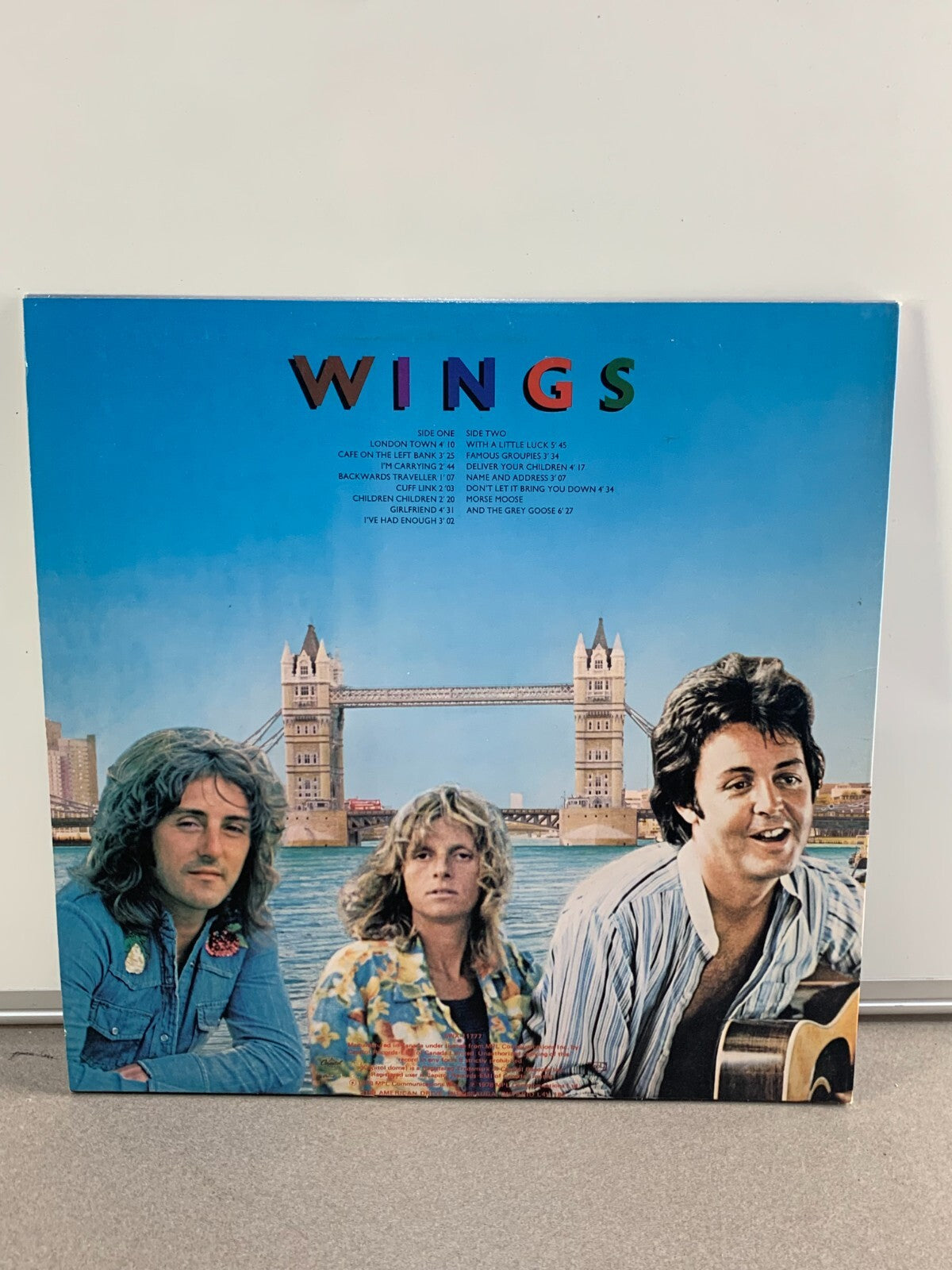 Wings – London Town (1978) Vinyl LP Paul McCartney Capitol SW-11777