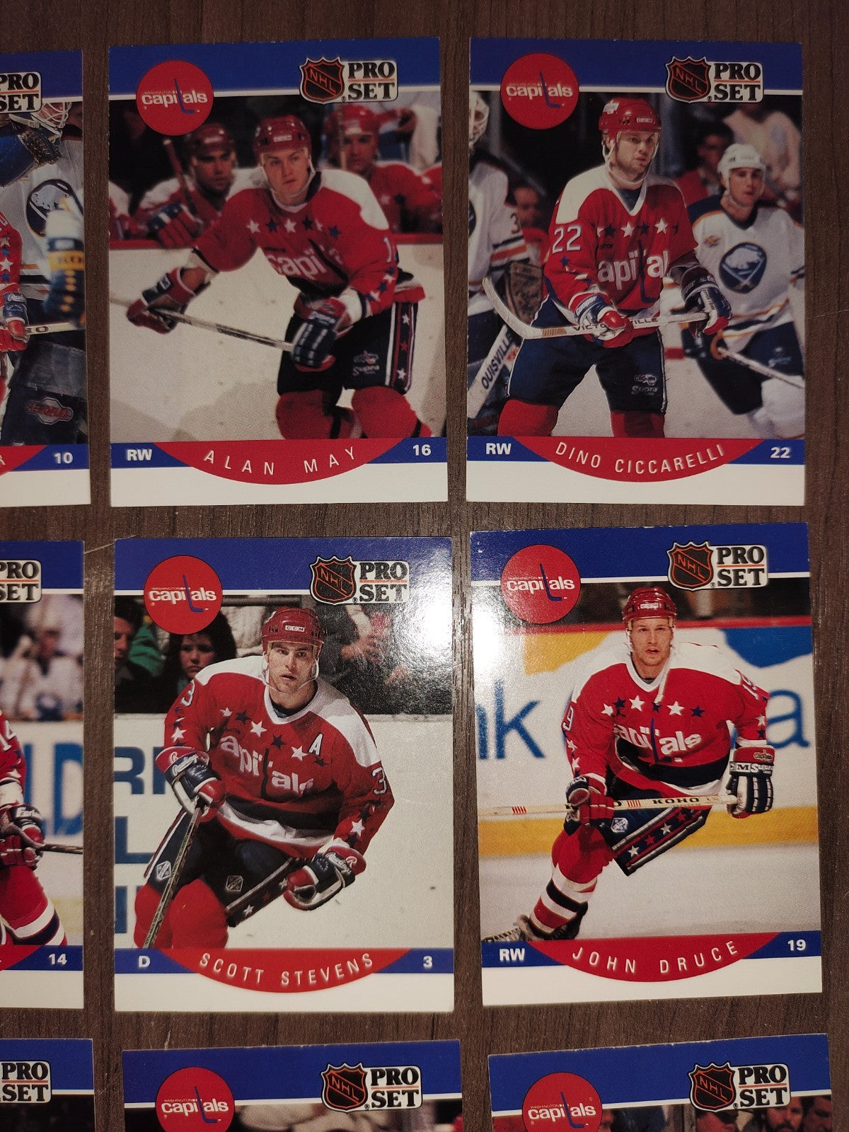 Rare Collectible NHL - Washington Capitals Cards PRO-SET - Set of 16 Cards