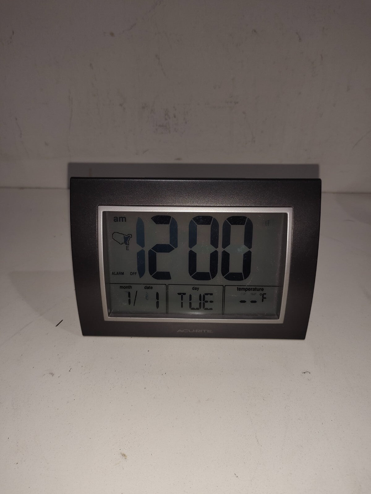 Acu-Rite Battery Operated 7 x 5" Digital Alarm Clock