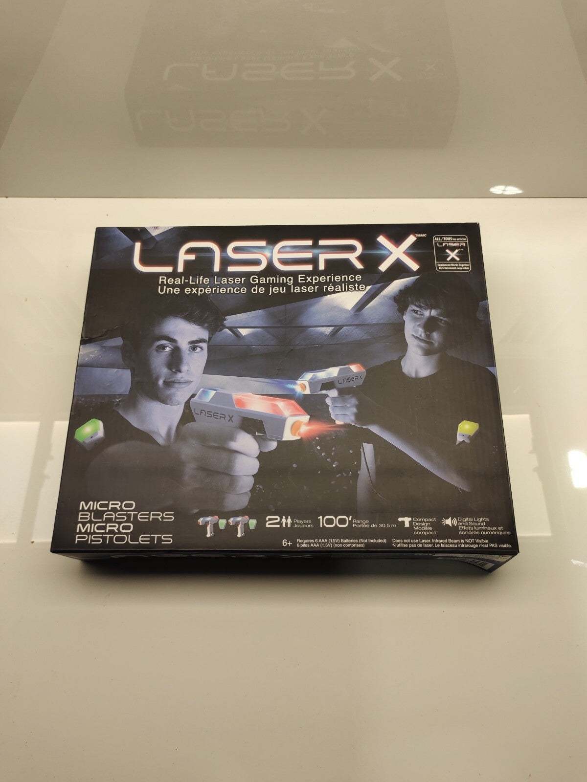2 Guns Laser X Micro B2 Blasters Wireless Gaming 2 Players Laser Tag Set Toy
