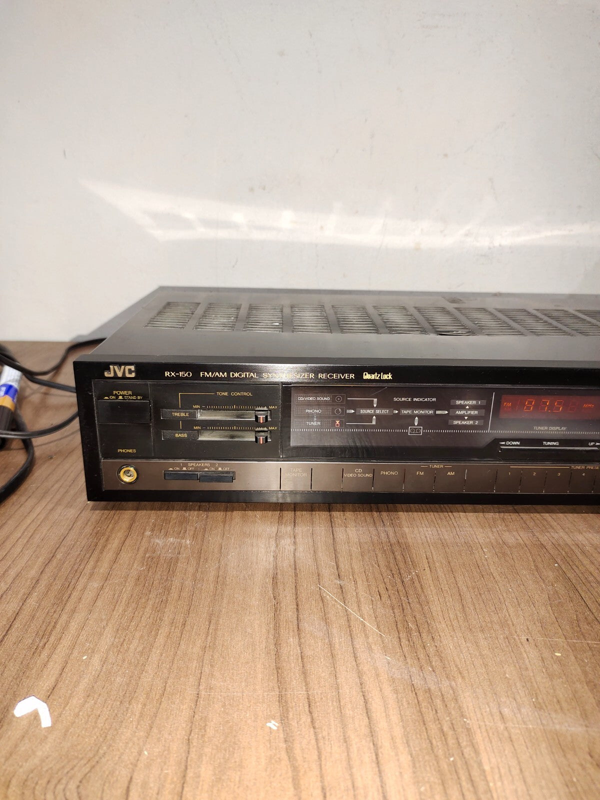 JVC RX-150 FM/AM Digital Synthesizer Receiver Quartzlock