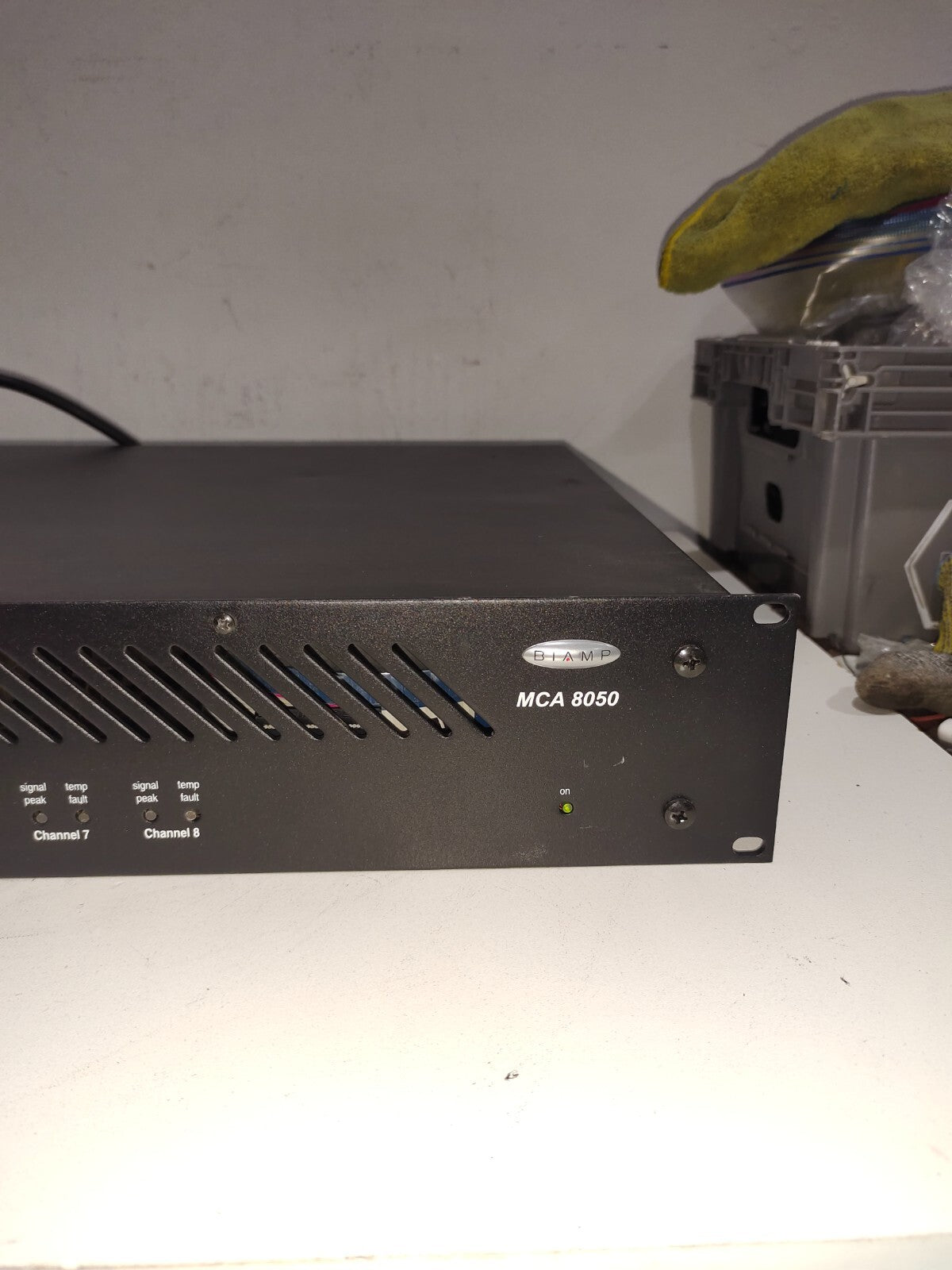 Biamp MCA 8050 Multi Channel Amplifier - Working